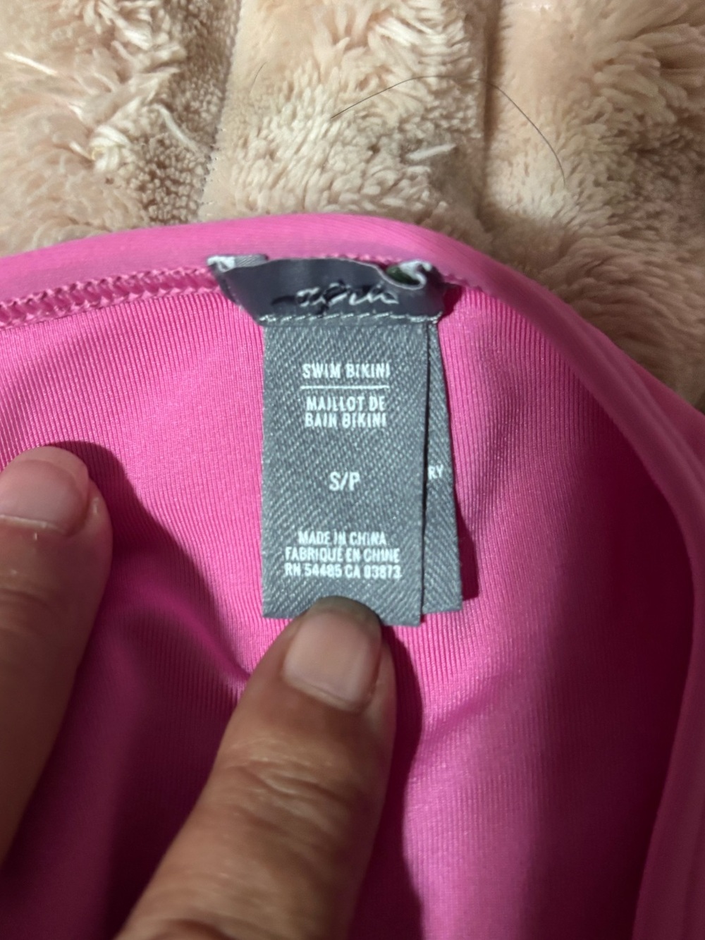 Aerie NWOT Pink Embroidered Triangle Bikini Set Size Small - Picture 5 of 8